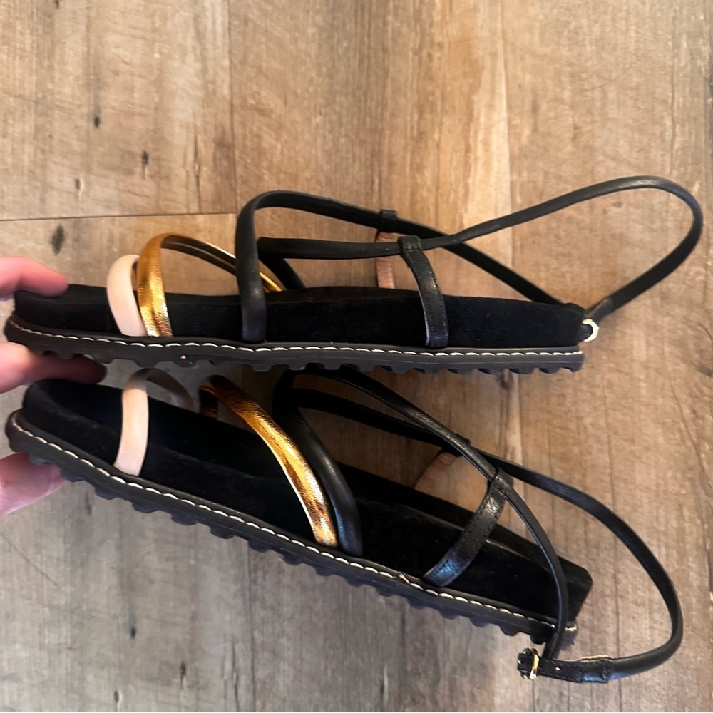 Luiza Barcelos Ankle Wrap Sandals - Picture 4 of 9